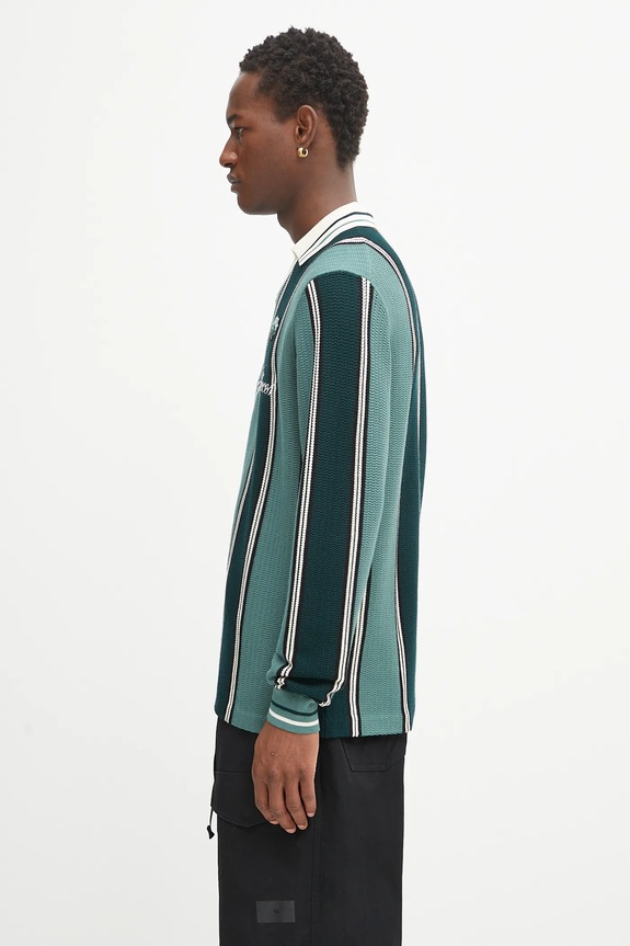 Filling Pieces Knit Football Jersey sweater with viscose men's 422574500148 green AW25
