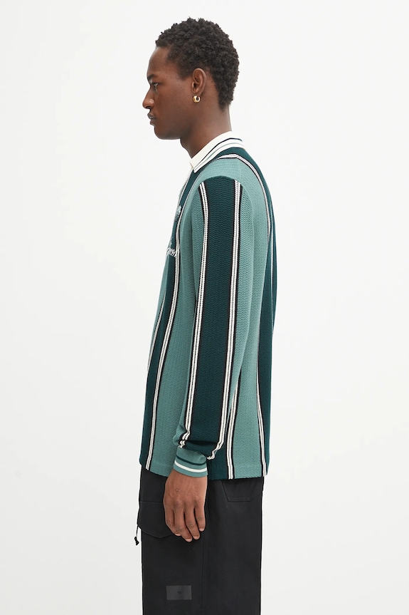 Filling Pieces Knit Football Jersey sweater with viscose men's 422574500148 green AW25