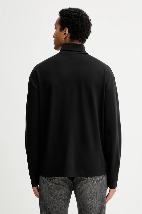 Oblečenie Tričko s dlhým rukávom Calvin Klein LV04LD215G čierna