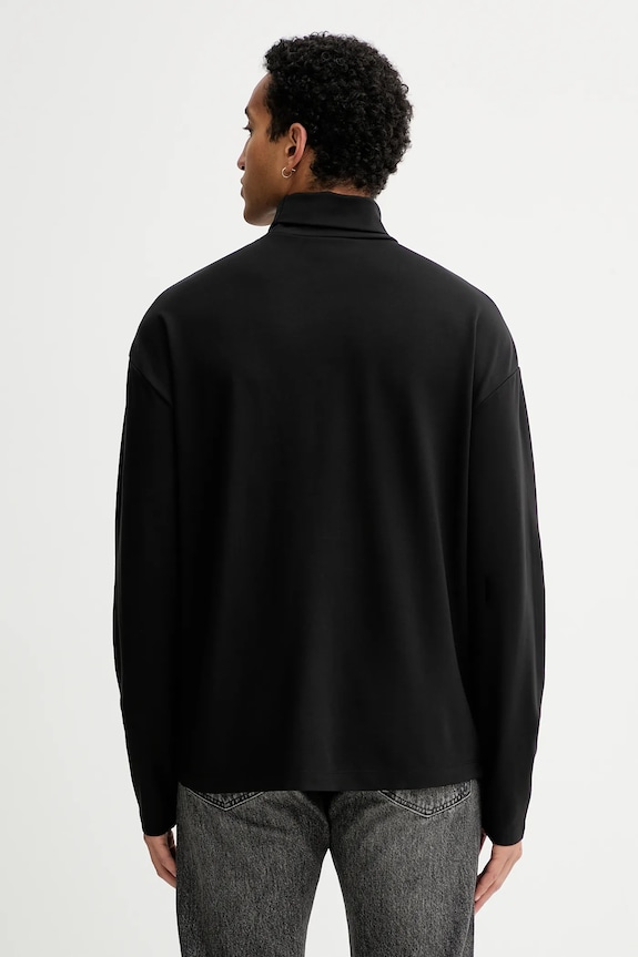 Oblečenie Tričko s dlhým rukávom Calvin Klein LV04LD215G čierna