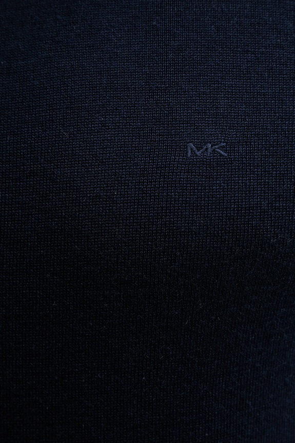 Vlnený sveter Michael Kors CF460F97AP tmavomodrá