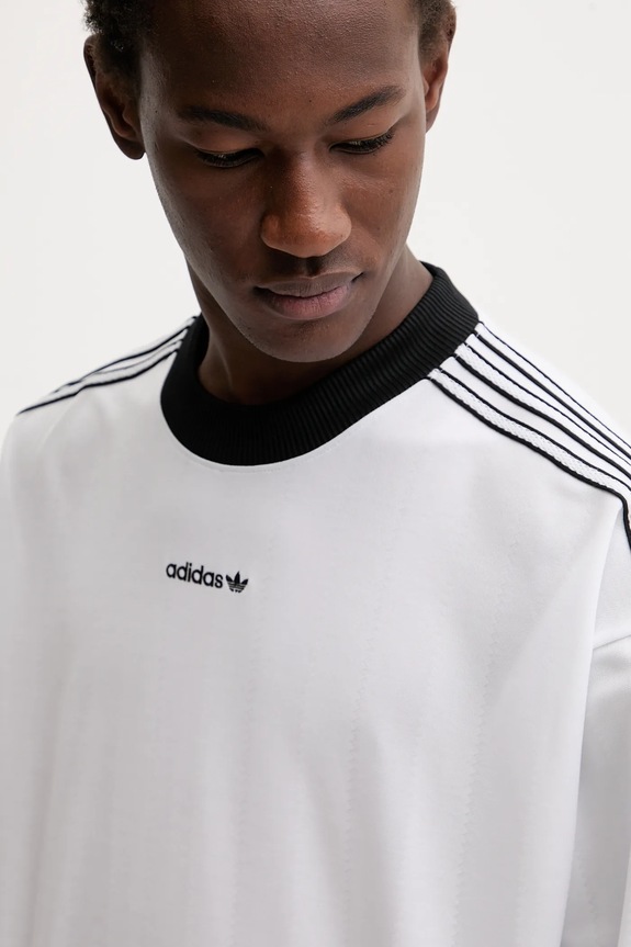 Tričko s dlhým rukávom adidas Originals biela JX3100