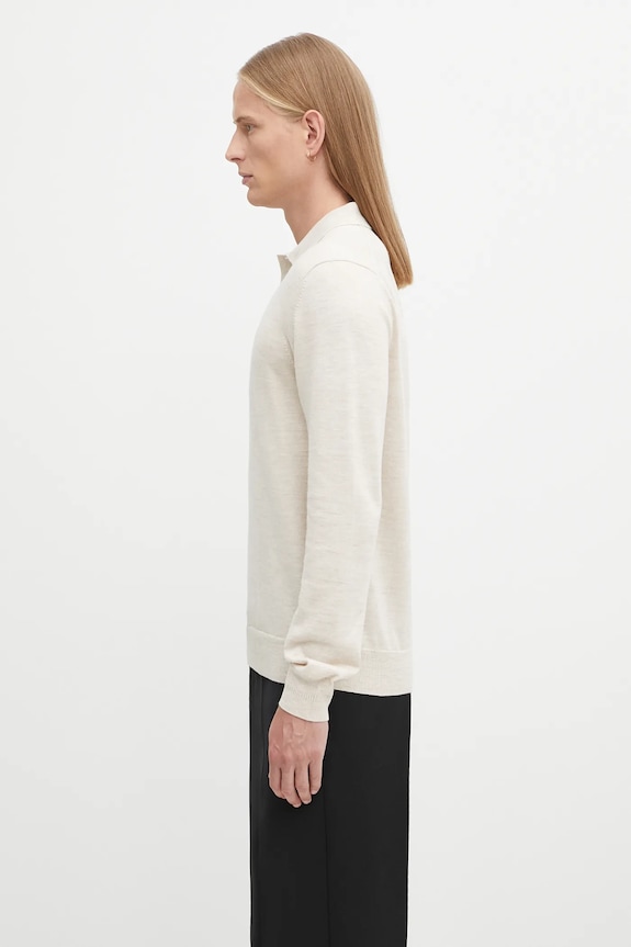 Fred Perry wool blend jumper K4535 beige AW25