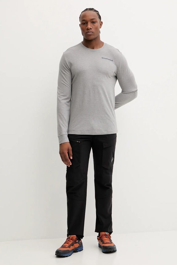 Αθλητικό μακρυμάνικο Smartwool SW003018 γκρί AW25
