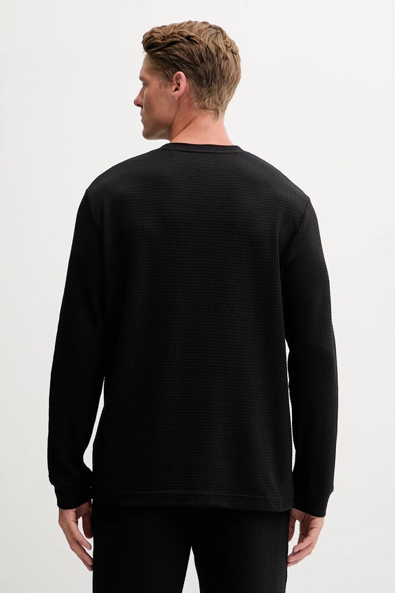 Oblečenie Tričko s dlhým rukávom HUGO Austin LS Shirt 50532022 čierna