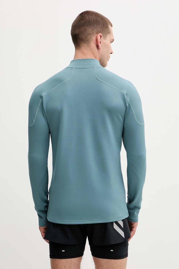 Oblečenie Tréningové tričko s dlhým rukávom Under Armour Cold Weather Grid 6007127 zelená