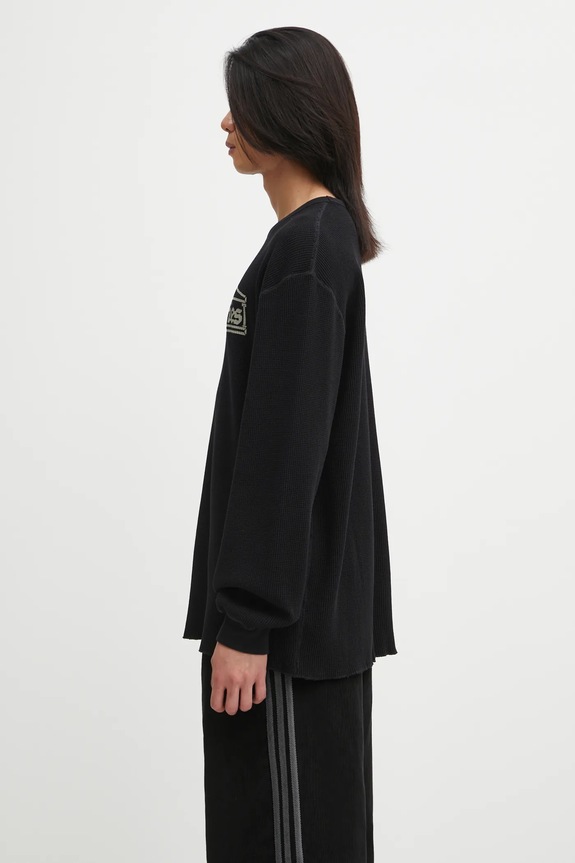Aries cotton longsleeve top Reversible Temple AR4066604 black AW25