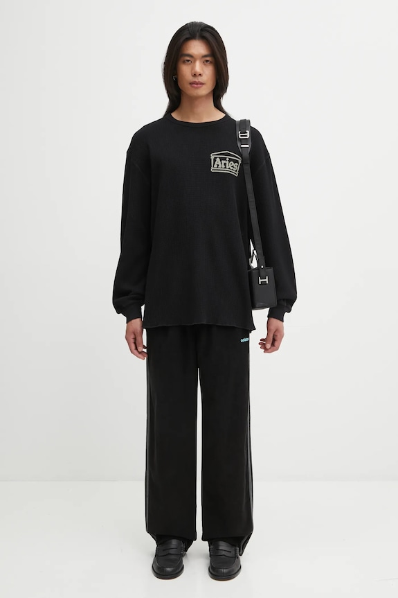 Aries cotton longsleeve top Reversible Temple AR4066604 black