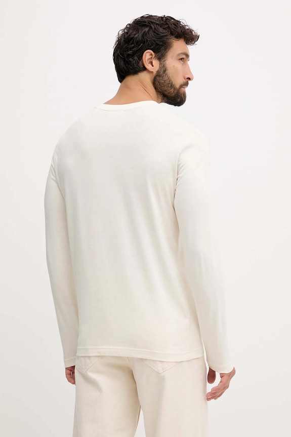 Îmbrăcăminte Gant longsleeve din bumbac 2003369 bej