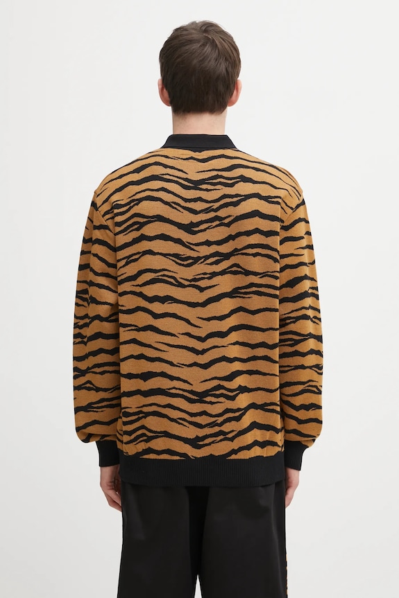 Abbigliamento Wacko Maria maglione in lana Tiger 25FW.WMK.KN10 marrone
