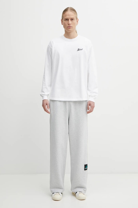 Βαμβακερή μπλούζα με μακριά μανίκια NEIGHBORHOOD NH . TEE LS-2 252PCNH.LT02 λευκό