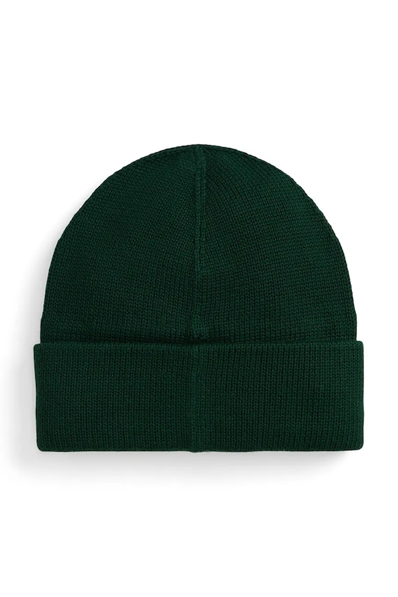 Polo Ralph Lauren czapka bawełniana dziecięca 323980658001 zielony AW25