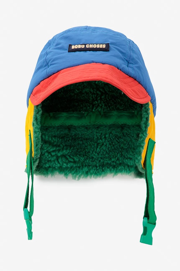 Детская шапка Bobo Choses 225AI028 голубой AW25