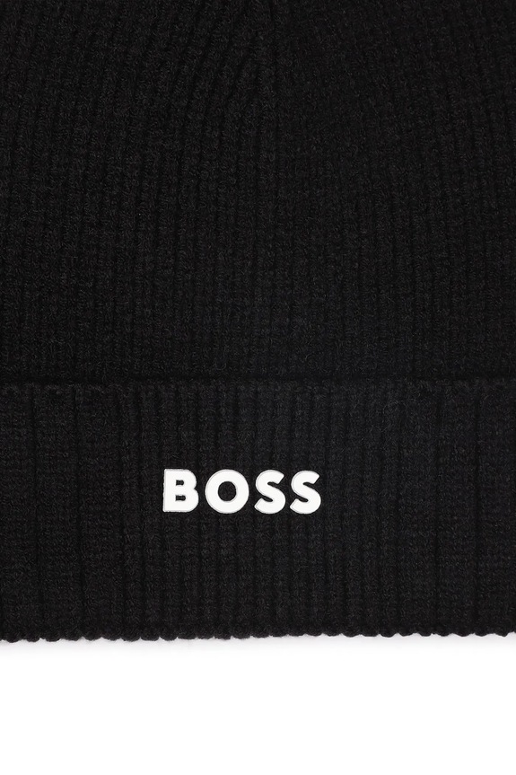 Chłopiec BOSS czapka dziecięca J52616.56.58 czarny