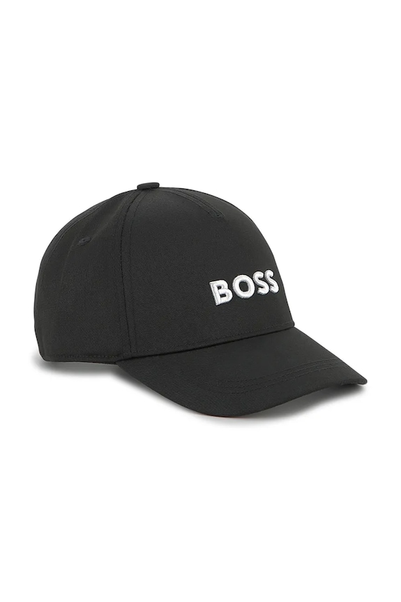 BOSS șapcă din bumbac pentru copii J52628.58 negru AW25