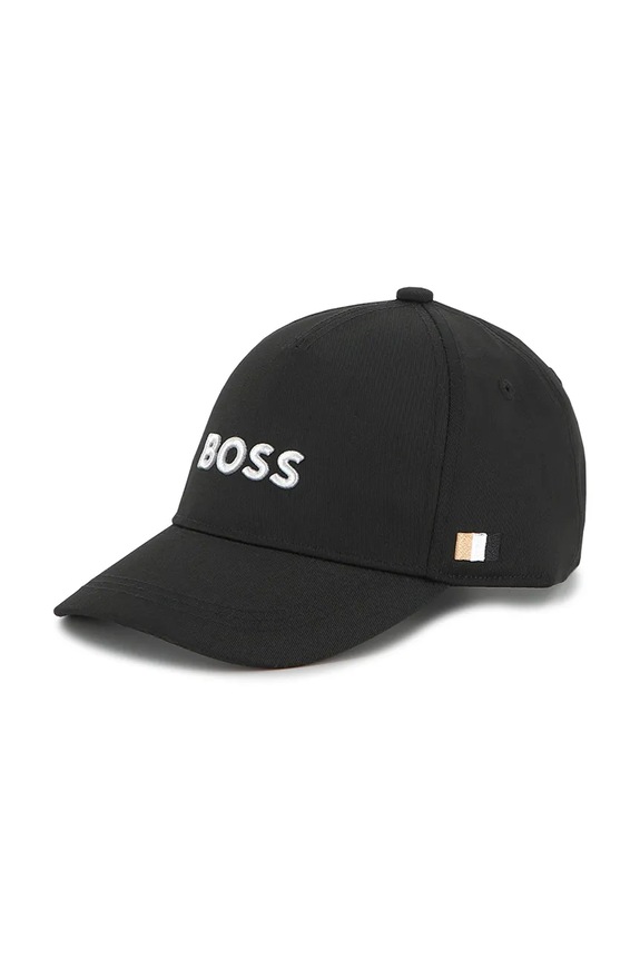 Дитяча бавовняна кепка BOSS J52628.58 чорний