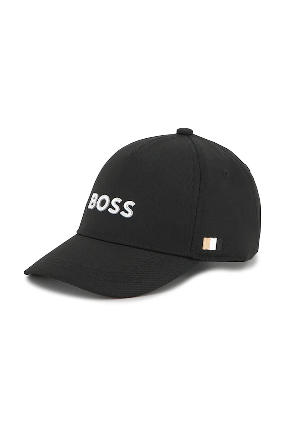 BOSS șapcă din bumbac pentru copii J52628.58 negru