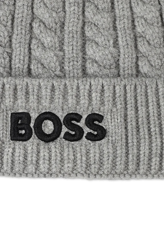 Chłopiec BOSS czapka dziecięca J52697.50.52 szary
