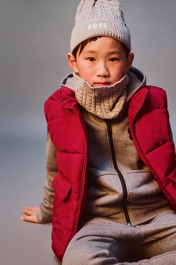 BOSS berretta per bambini grigio J52700.52.54
