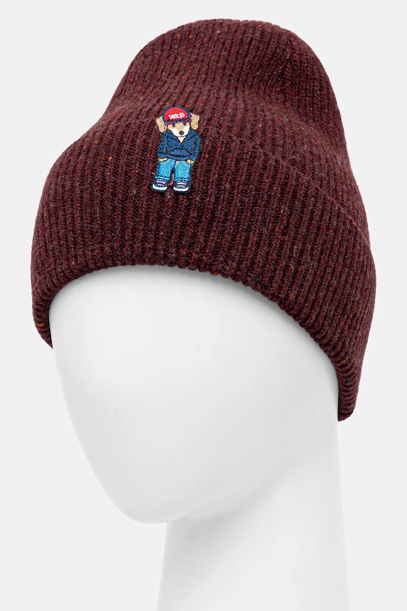 Detská čiapka Jamiks RUFS RUFS.Nakr.glow.JZI015.B burgundské AW25