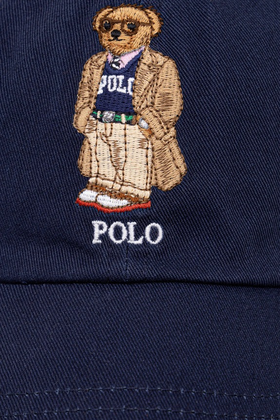 Pamučna kapa sa šiltom Polo Ralph Lauren 211A87349 mornarsko plava SS26