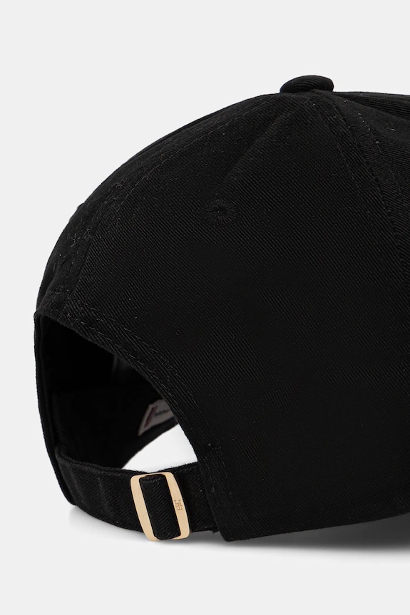 Akcesoria Tommy Hilfiger czapka z daszkiem damska bawełniana AW0AW17631 czarny