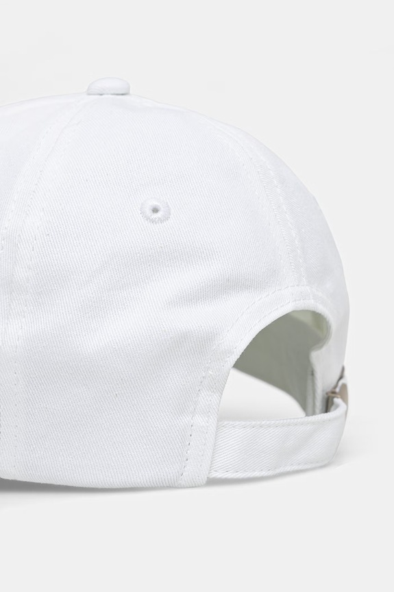 Kiegészítők Calvin Klein siltes sapka női pamut LV04K5026G fehér