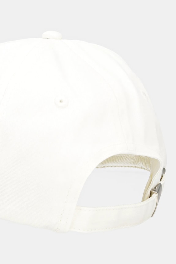 Akcesoria Calvin Klein czapka z daszkiem damska bawełniana LV04K5026G beżowy