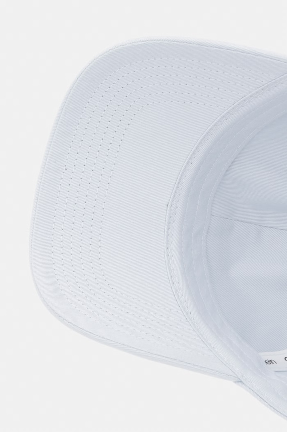 Calvin Klein czapka z daszkiem damska bawełniana niebieski LV04K5026G