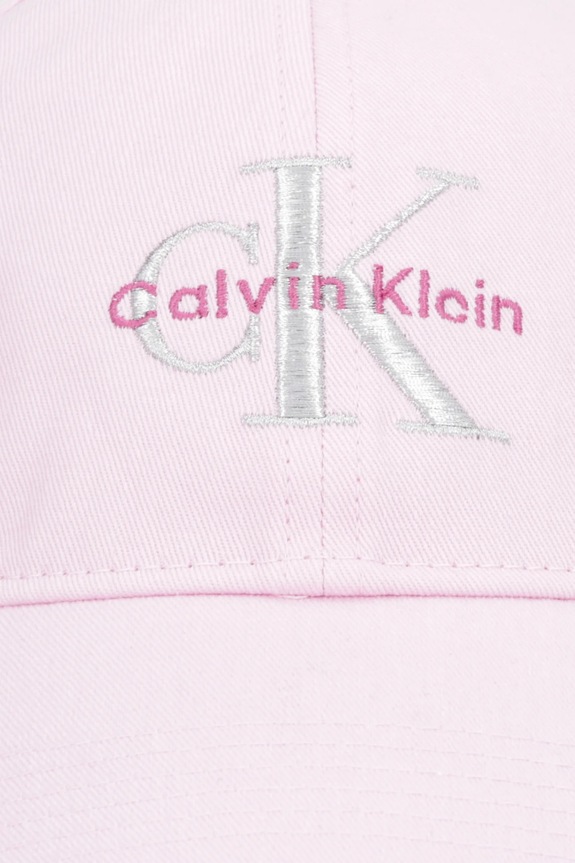 Calvin Klein pamut baseball sapka LV04K5026G rózsaszín SS26