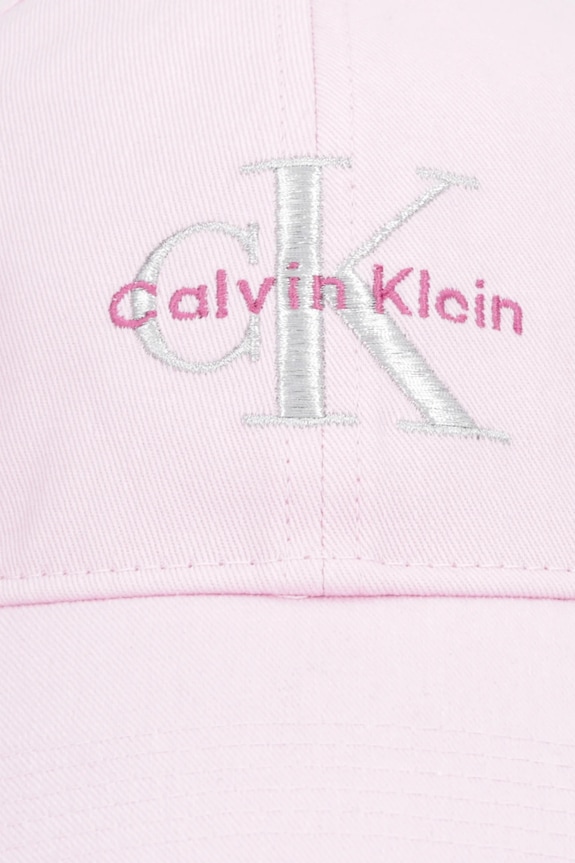 Calvin Klein pamut baseball sapka LV04K5026G rózsaszín SS26