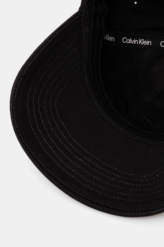 Calvin Klein női pamut siltes sapka fekete LV04K5026G