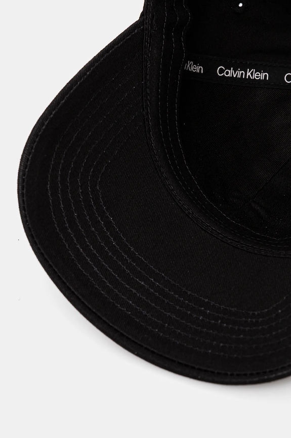 Calvin Klein női pamut siltes sapka fekete LV04K5026G