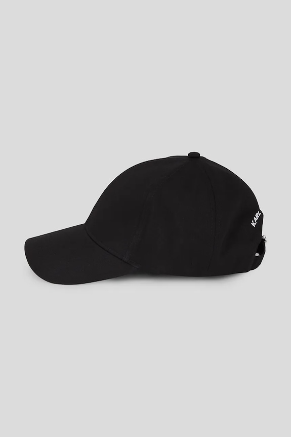Bavlnená šiltovka Karl Lagerfeld K/SIGNATURE A3W33018 čierna