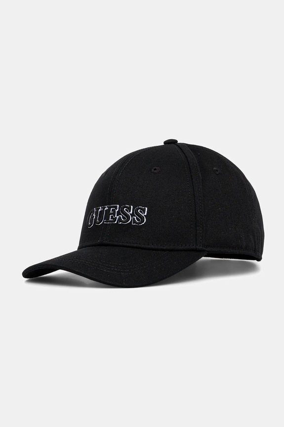Guess șapcă de baseball din bumbac bumbac negru AW5360.COT01