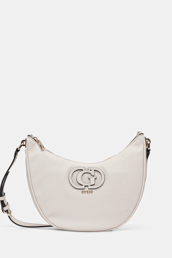 Guess torebka CALEBRA nie mieści A4 beżowy HWBG95.36020