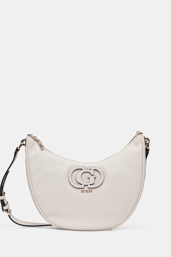 Guess torebka CALEBRA nie mieści A4 beżowy HWBG95.36020