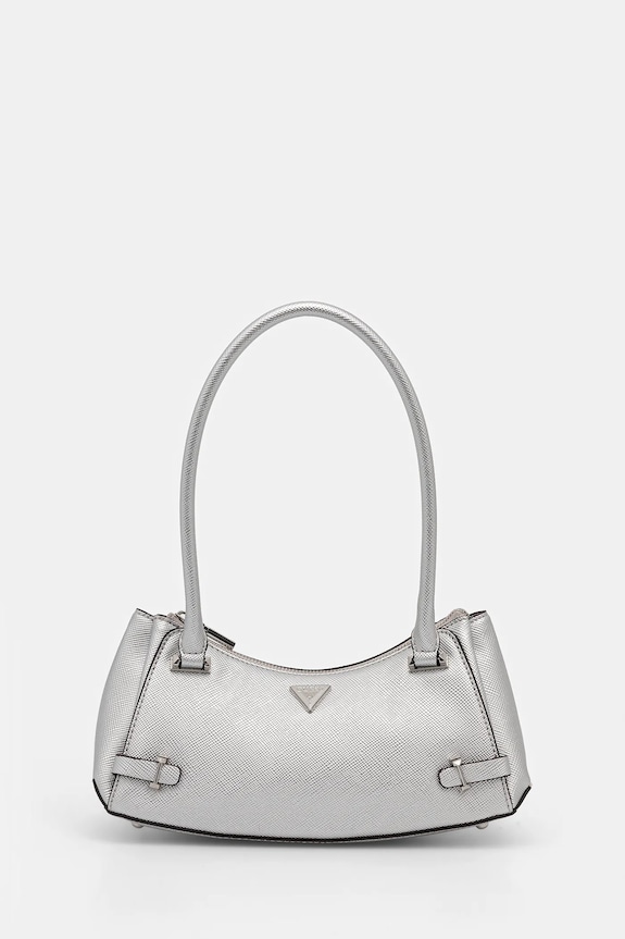 Guess torebka ROSALBA nie mieści A4 srebrny HWMY96.57170