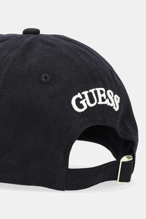 Αξεσουάρ Βαμβακερό καπέλο του μπέιζμπολ Guess V5YZ00.WFKN0 μαύρο