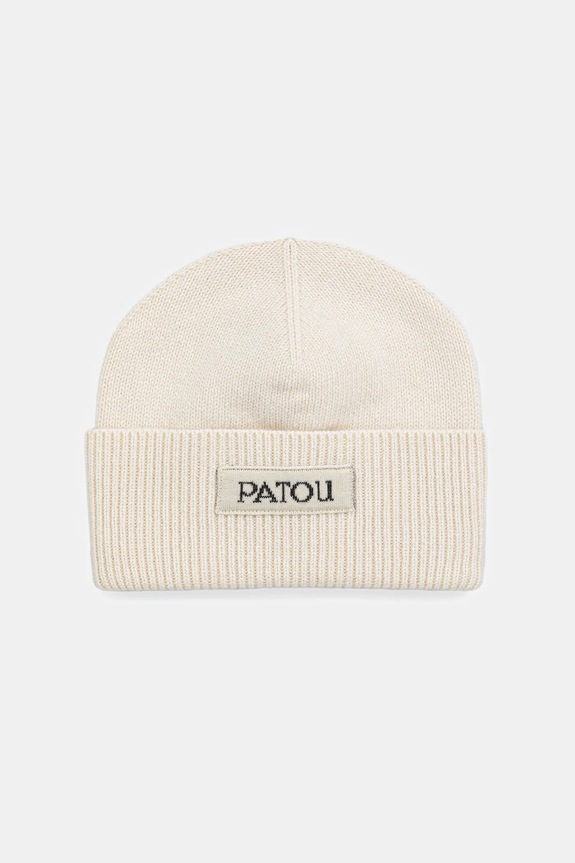 Patou czapka wełniana wełna beżowy AC1058064
