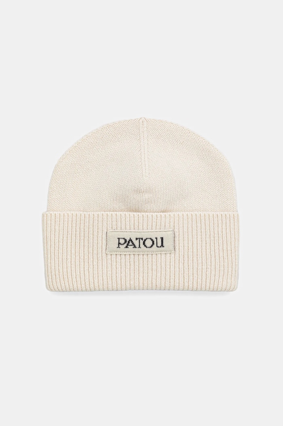 Patou czapka wełniana wełna beżowy AC1058064