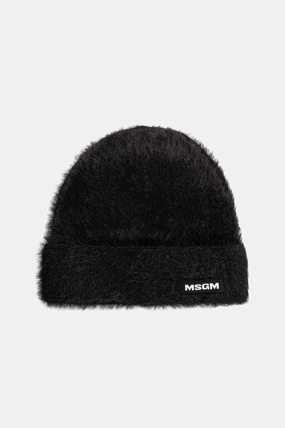 MSGM czapka z domieszką wełny z domieszką wełny czarny 3941MDL12.257751