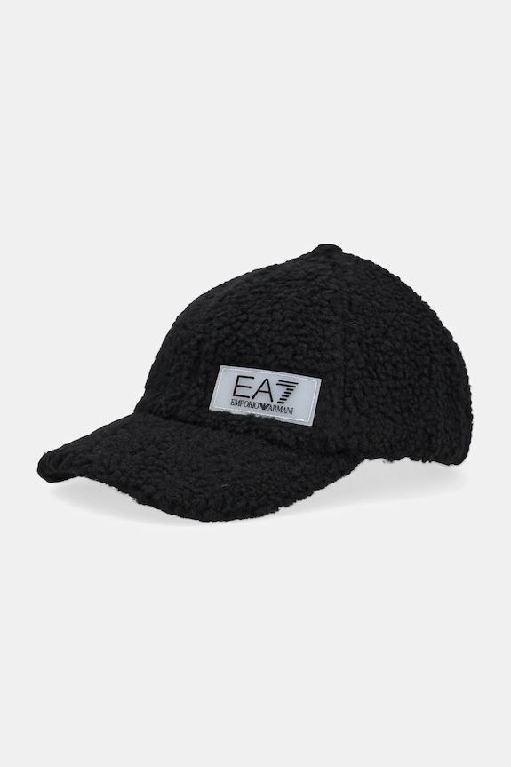 EA7 Emporio Armani czapka z daszkiem aplikacja czarny AF16077.7W000710