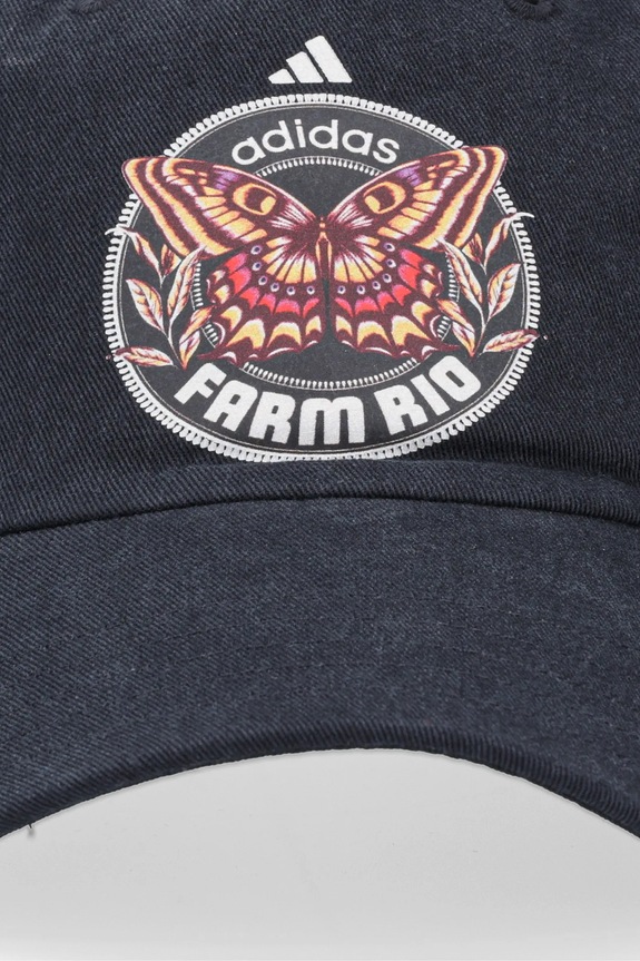 Bavlnená šiltovka adidas x Farm Rio JN2681 čierna AW25