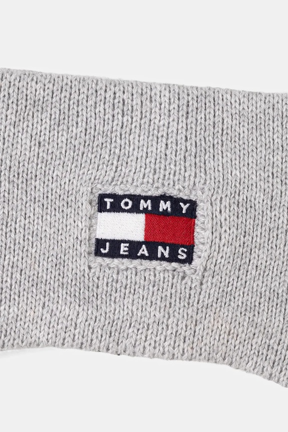 Βαμβακερή κορδέλα Tommy Jeans AW0AW17898 γκρί AW25