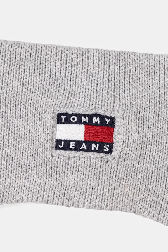 Βαμβακερή κορδέλα Tommy Jeans AW0AW17898 γκρί AW25