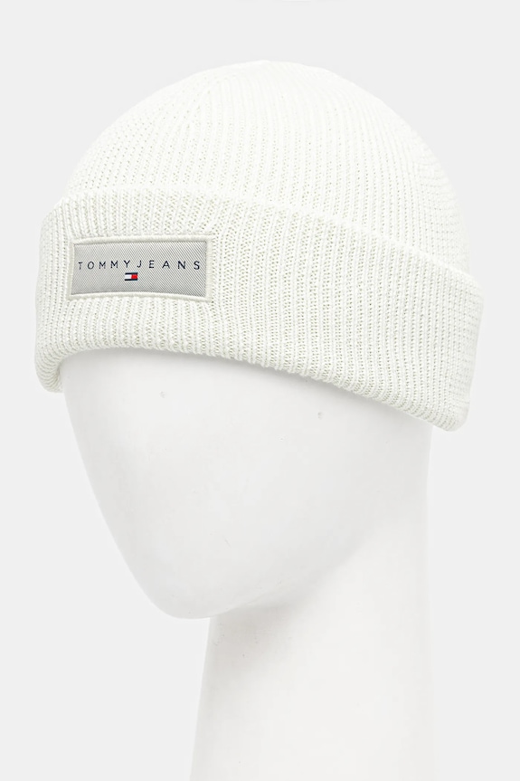 Akcesoria Tommy Jeans czapka bawełniana AW0AW17913 biały