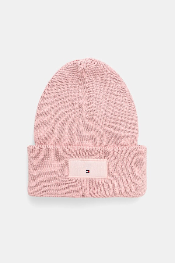 Pamučna kapa Tommy Jeans pamuk roza AW0AW17913