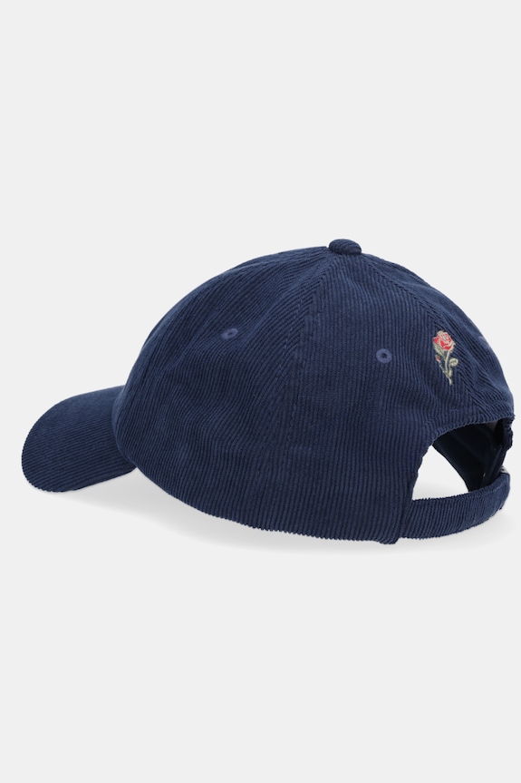 Akcesoria Tommy Jeans czapka z daszkiem sztruksowa AW0AW17908 granatowy