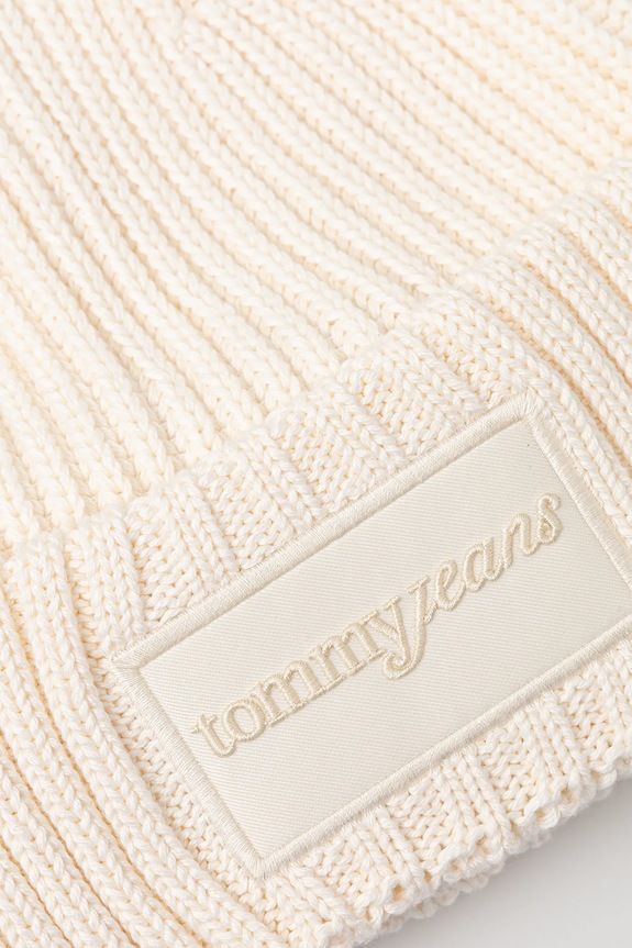 Αξεσουάρ Βαμβακερό σκουφάκι Tommy Jeans AW0AW17909 μπεζ
